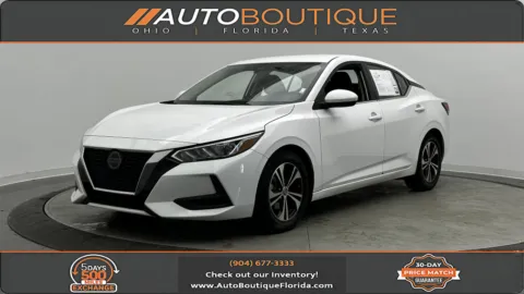 White 2023 Nissan Sentra SV for sale in Jacksonville, FL