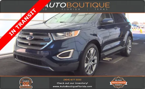 Blue 2016 Ford Edge Titanium for sale in Jacksonville, FL