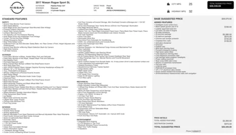 More photos of 2017 Nissan Rogue Sport SL at Auto Boutique Florida, FL