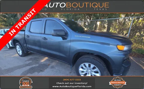 Gray 2020 Chevrolet Silverado 1500 Custom for sale in Jacksonville, FL