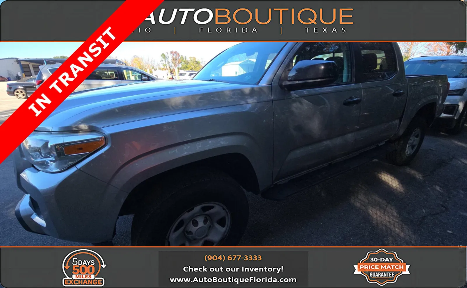 Silver 2019 Toyota Tacoma SR for sale in Jacksonville, FL