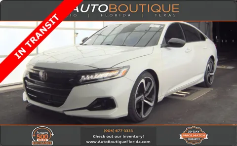White 2021 Honda Accord Sedan Sport for sale in Jacksonville, FL
