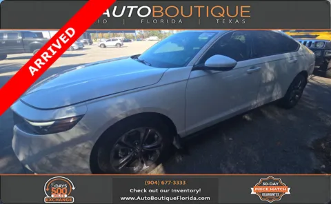 White 2023 Honda Accord Sedan EX for sale in Jacksonville, FL