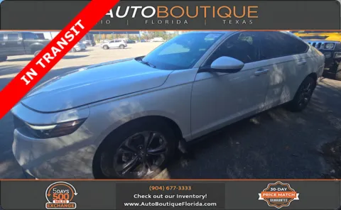 White 2023 Honda Accord Sedan EX for sale in Jacksonville, FL