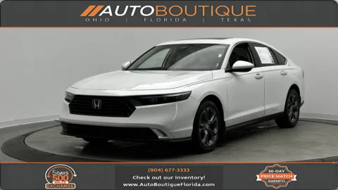 White 2023 Honda Accord Sedan EX for sale in Jacksonville, FL