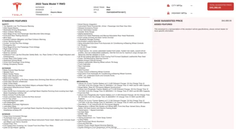 Photos of 2023 Tesla Model Y for sale in Jacksonville, FL at Auto Boutique Florida