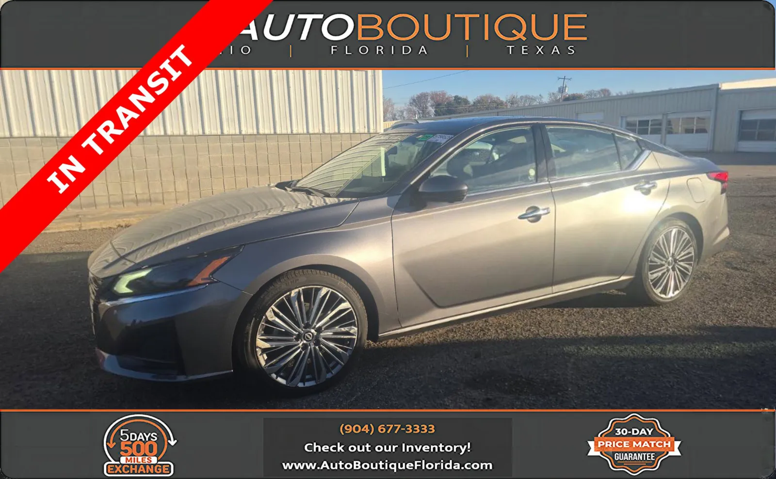 Gray 2023 Nissan Altima 2.5 SL for sale in Jacksonville, FL