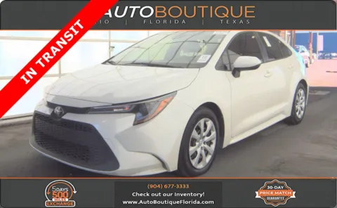 White 2021 Toyota Corolla LE for sale in Jacksonville, FL