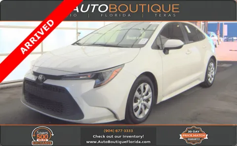 White 2021 Toyota Corolla LE for sale in Jacksonville, FL