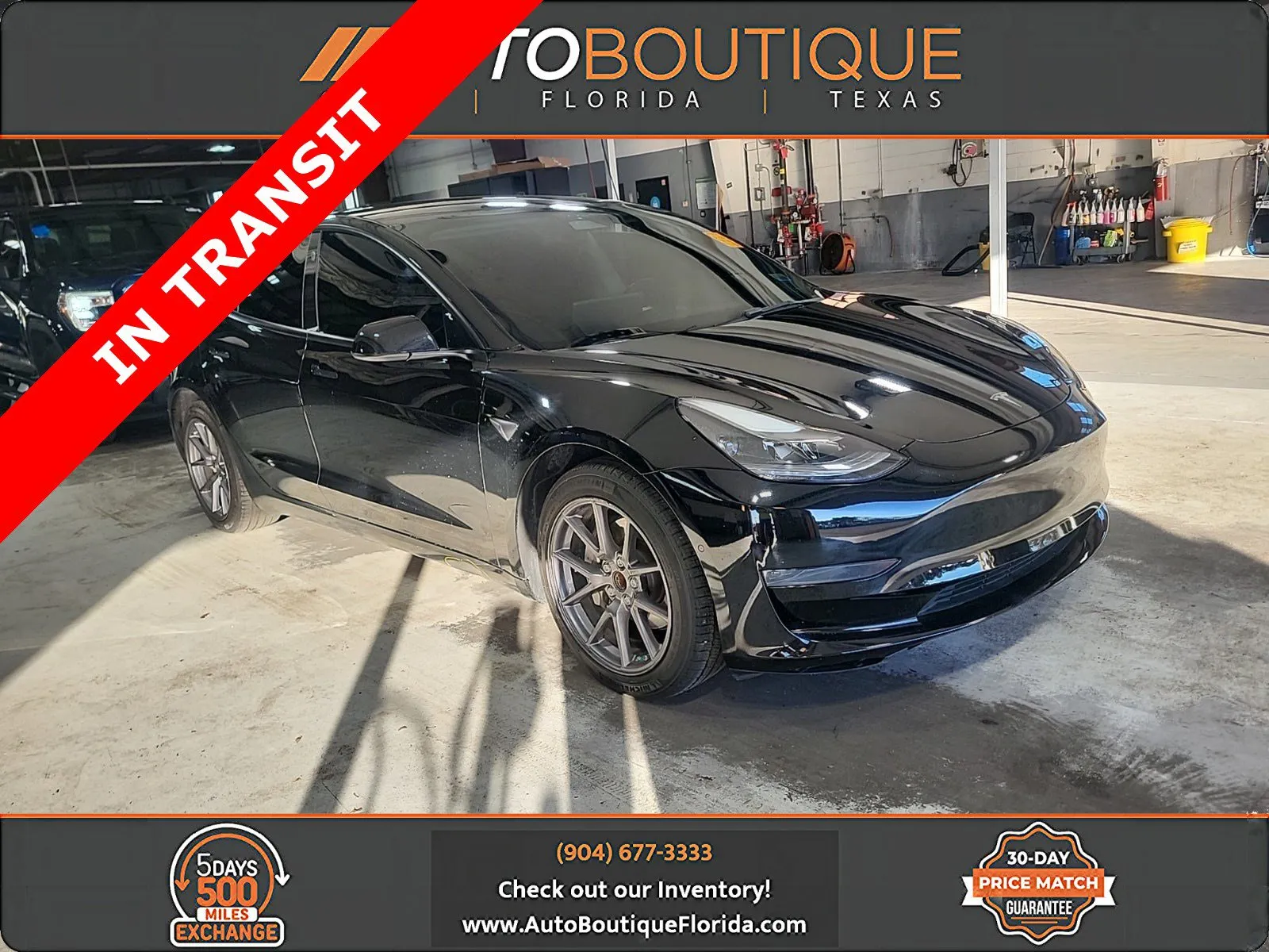 Black 2021 Tesla Model 3 Standard Range Plus for sale in Jacksonville, FL