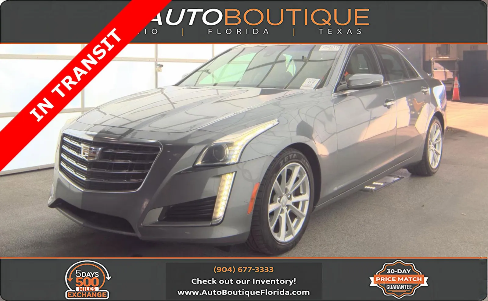 Gray 2019 Cadillac CTS Sedan RWD for sale in Jacksonville, FL