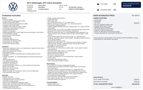 More photos of 2013 Volkswagen GTI at Auto Boutique Florida, FL