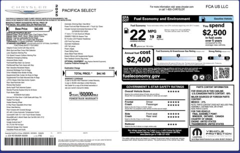 More photos of 2025 Chrysler Pacifica Select at Auto Boutique Florida, FL