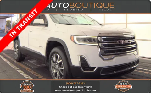 White 2022 GMC Acadia SLE for sale in Jacksonville, FL