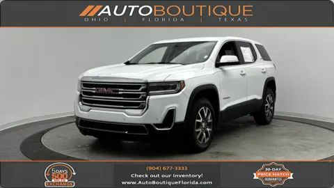 White 2022 GMC Acadia SLE for sale in Jacksonville, FL