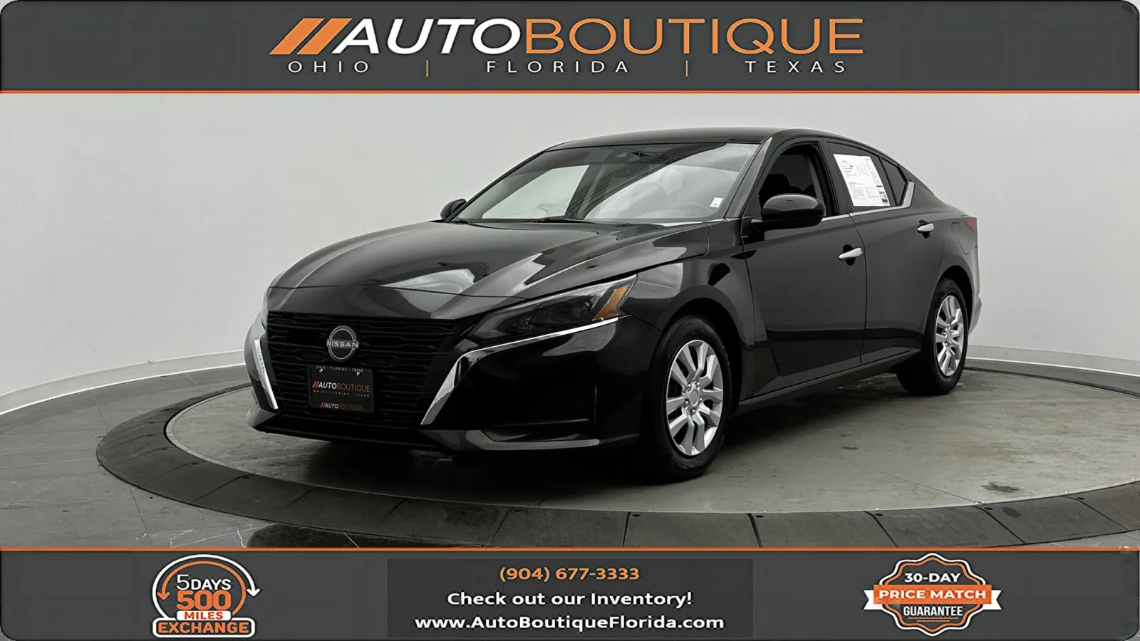 Black 2023 Nissan Altima 2.5 S for sale in Jacksonville, FL