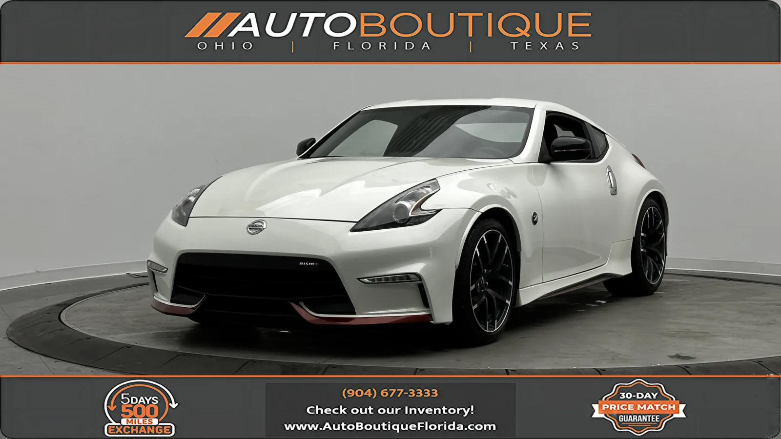 White 2017 Nissan 370Z NISMO for sale in Jacksonville, FL