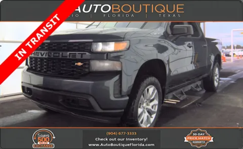 Gray 2020 Chevrolet Silverado 1500 Custom for sale in Jacksonville, FL