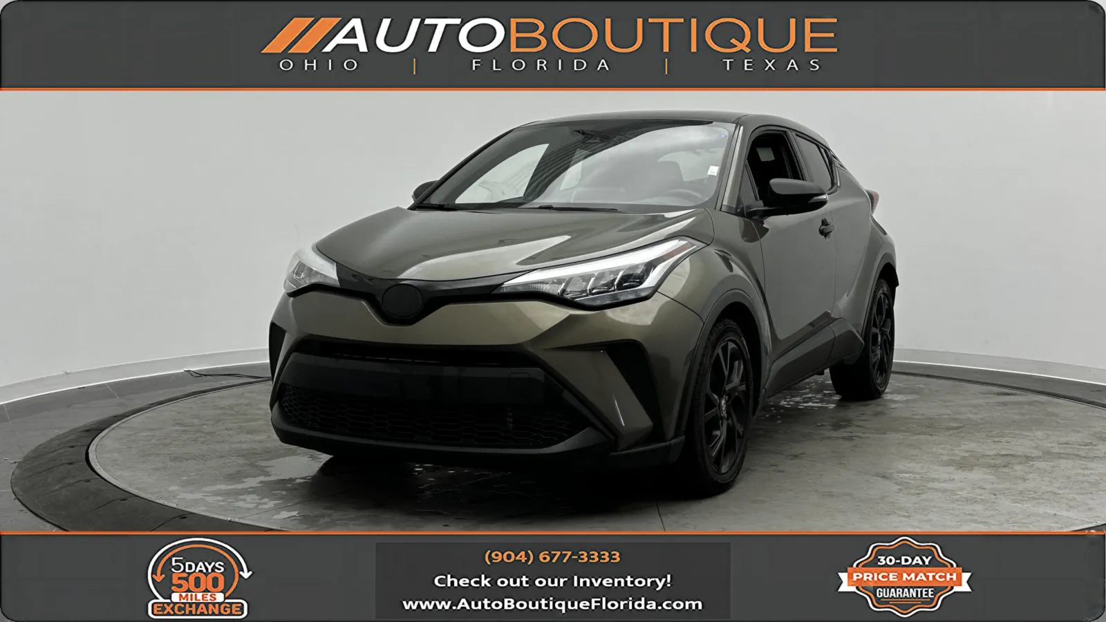 Black 2021 Toyota C-HR XLE for sale in Jacksonville, FL