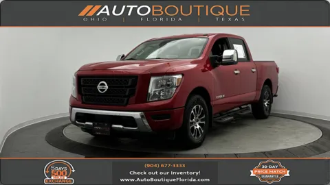 Red 2021 Nissan Titan SV for sale in Jacksonville, FL