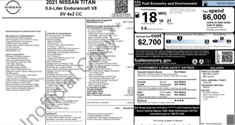 Photos of 2021 Nissan Titan SV for sale in Jacksonville, FL at Auto Boutique Florida