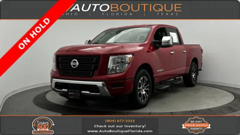 Red 2021 Nissan Titan SV for sale in Jacksonville, FL