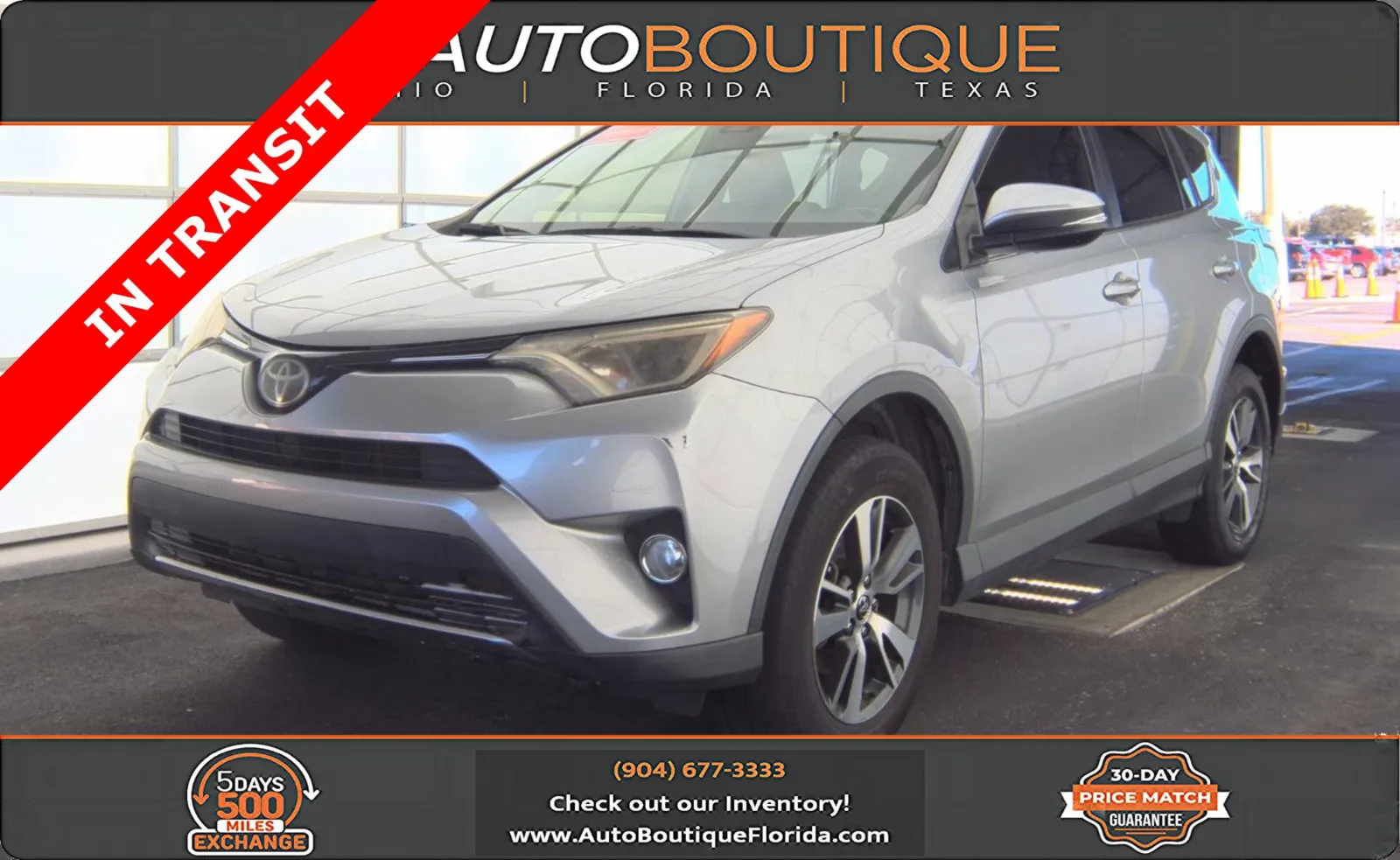 Silver 2018 Toyota RAV4 XLE for sale in Jacksonville, FL