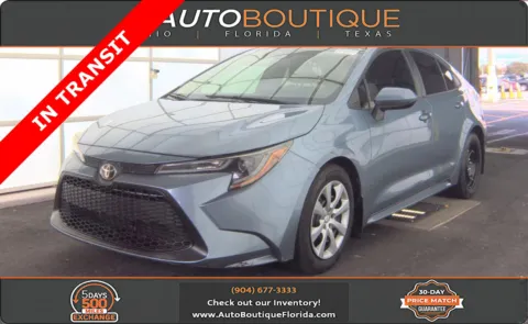 Blue 2020 Toyota Corolla LE for sale in Jacksonville, FL