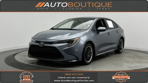 Blue 2020 Toyota Corolla LE for sale in Jacksonville, FL