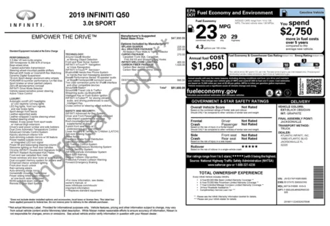 More photos of 2019 INFINITI Q50 3.0t SPORT at Auto Boutique Florida, FL