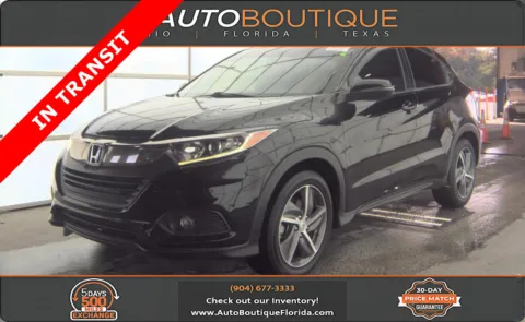 Black 2021 Honda HR-V EX for sale in Jacksonville, FL