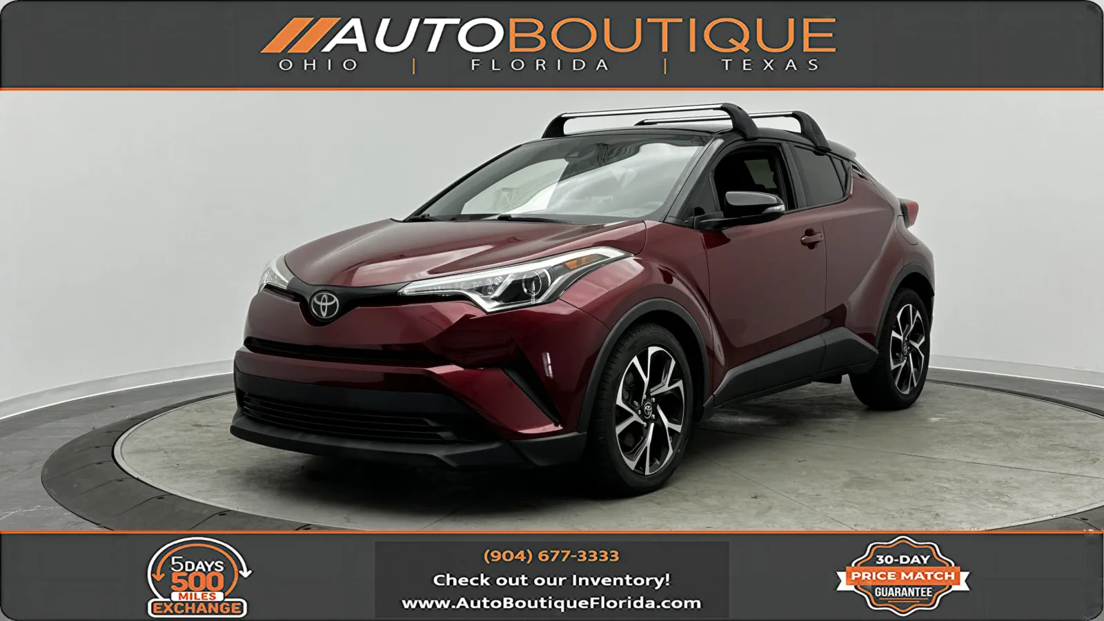 Red 2019 Toyota C-HR XLE for sale in Jacksonville, FL
