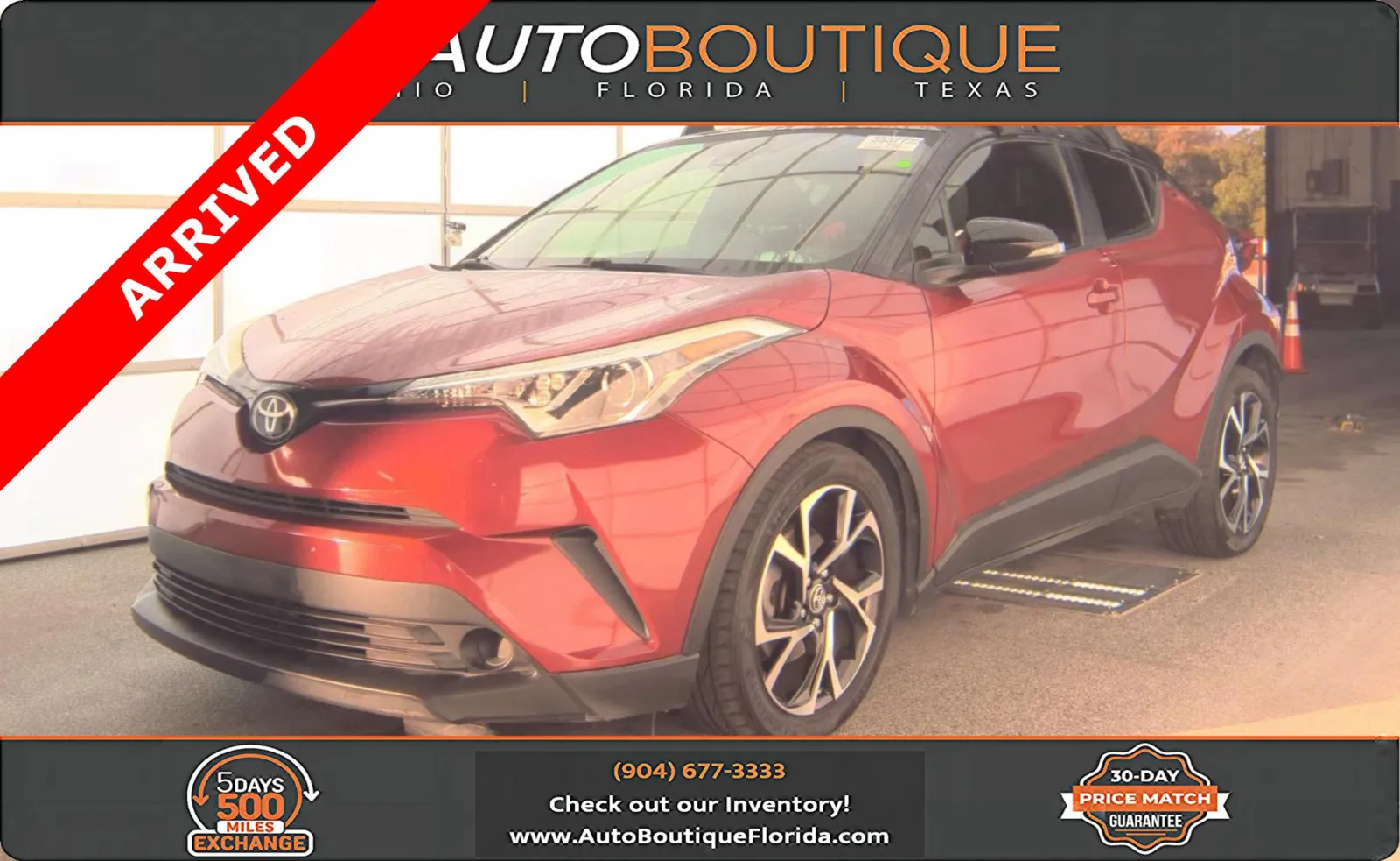 Red 2019 Toyota C-HR XLE for sale in Jacksonville, FL