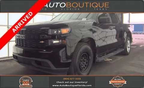 Black 2021 Chevrolet Silverado 1500 Custom for sale in Jacksonville, FL