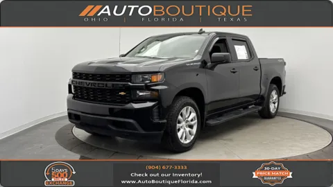 Black 2021 Chevrolet Silverado 1500 Custom for sale in Jacksonville, FL