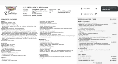 Photos of 2017 Cadillac CT6 Luxury AWD for sale in Jacksonville, FL at Auto Boutique Florida