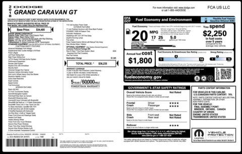 Photos of 2018 Dodge Grand Caravan GT for sale in Jacksonville, FL at Auto Boutique Florida