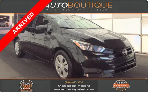 Black 2024 Nissan Versa S for sale in Jacksonville, FL