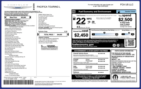 More photos of 2024 Chrysler Pacifica Touring L at Auto Boutique Florida, FL