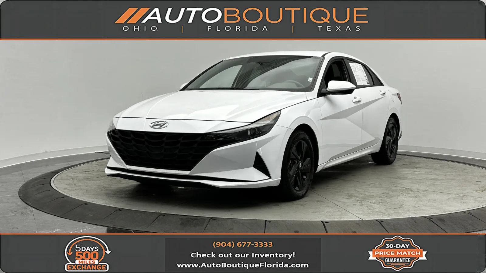 White 2023 Hyundai Elantra Hybrid Blue for sale in Jacksonville, FL