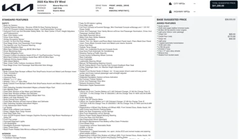 Photos of 2023 Kia Niro EV Wind for sale in Jacksonville, FL at Auto Boutique Florida