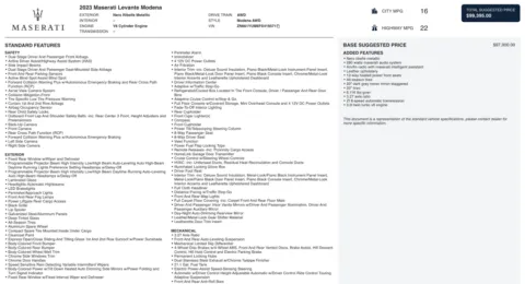 More photos of 2023 Maserati Levante Modena at Auto Boutique Florida, FL