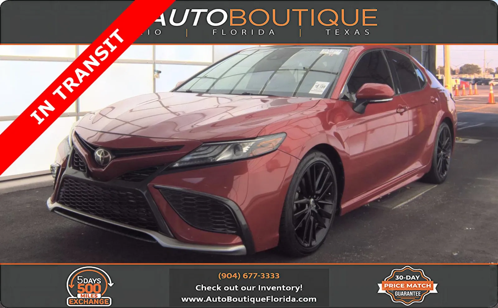 Red 2022 Toyota Camry XSE for sale in Jacksonville, FL