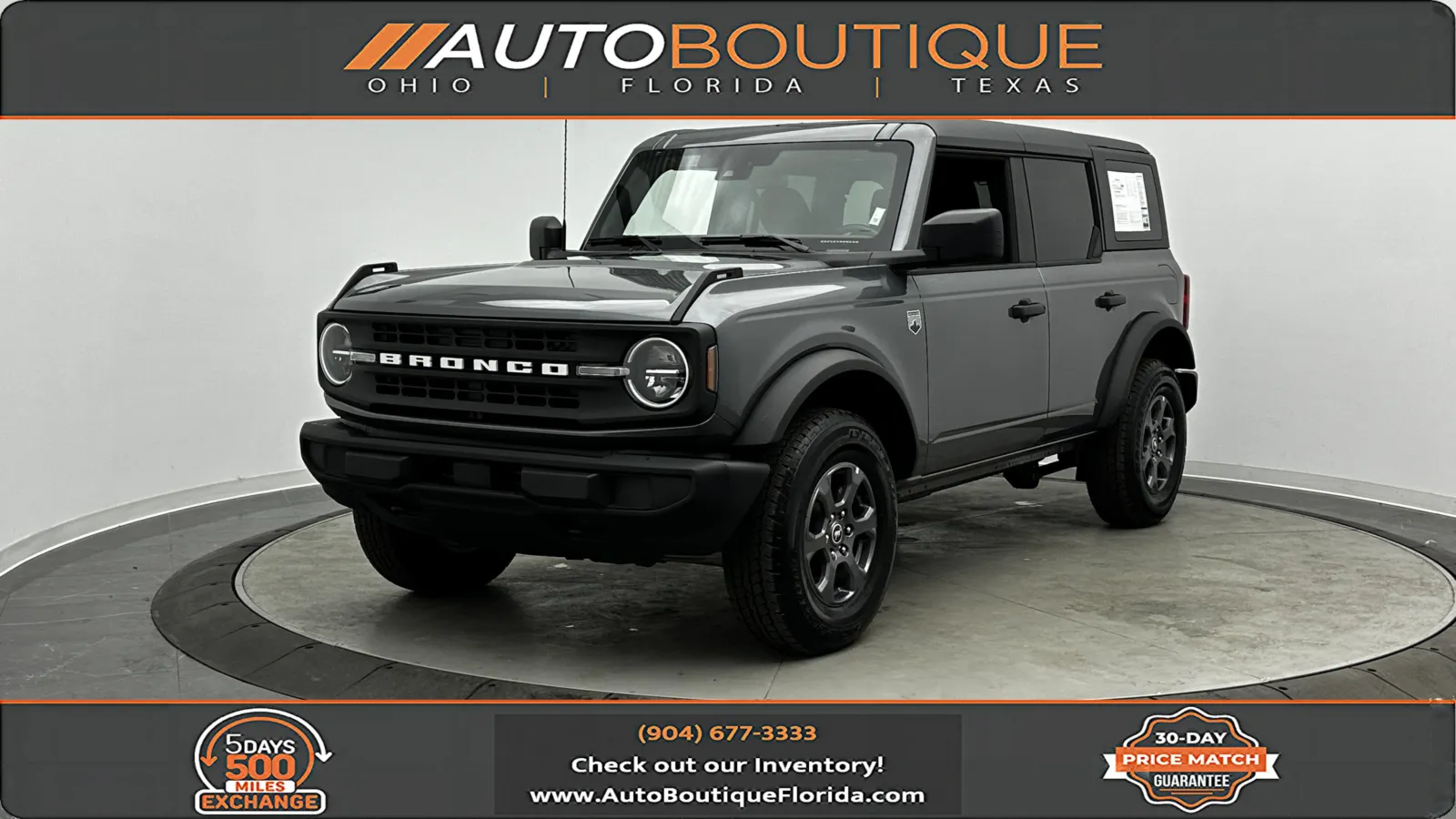 Gray 2025 Ford Bronco Big Bend for sale in Jacksonville, FL