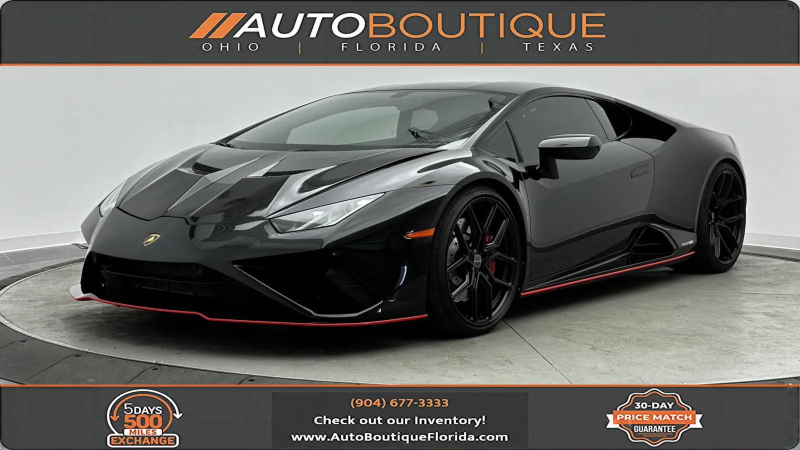Black 2020 Lamborghini Huracan EVO for sale in Jacksonville, FL