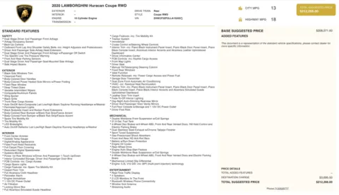 More photos of 2020 Lamborghini Huracan EVO at Auto Boutique Florida, FL