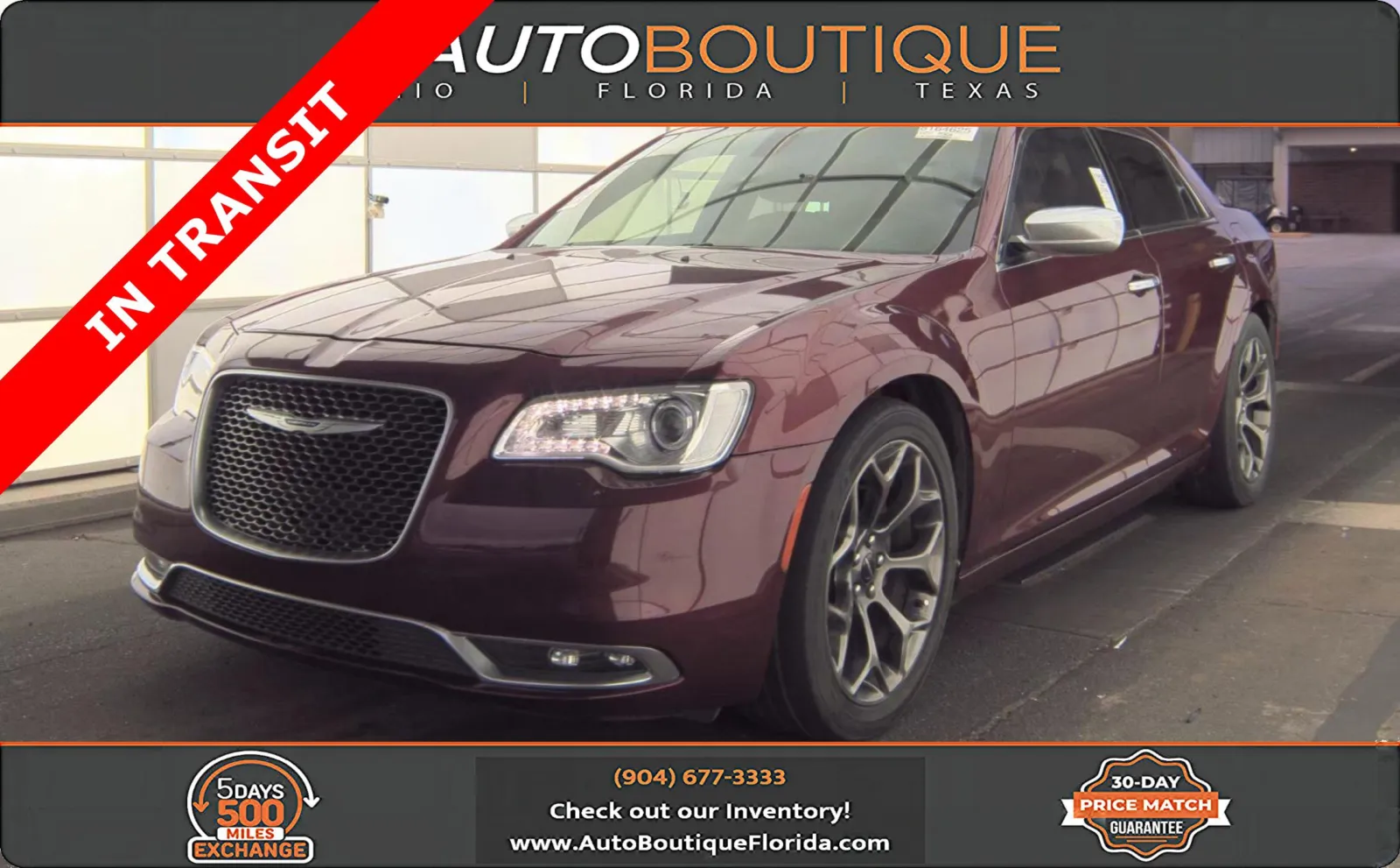Red 2019 Chrysler 300 C for sale in Jacksonville, FL