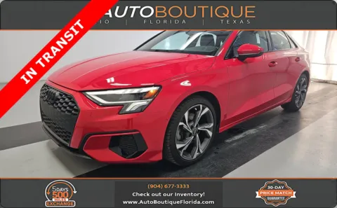 Red 2023 Audi A3 Premium Plus for sale in Jacksonville, FL