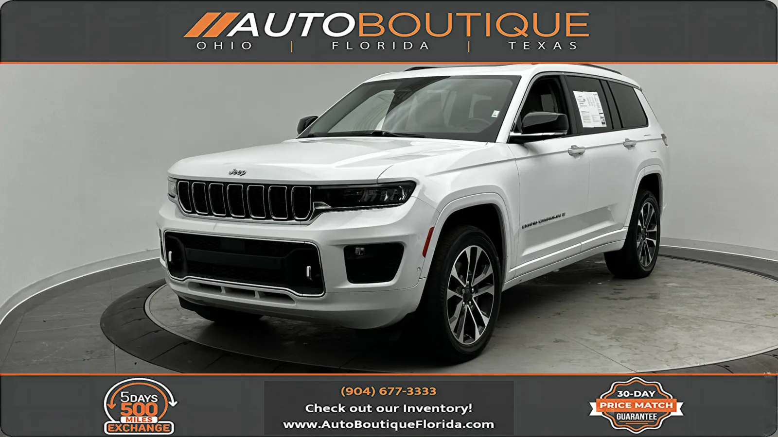 2022 Jeep Grand Cherokee L Overland for sale in Jacksonville, FL