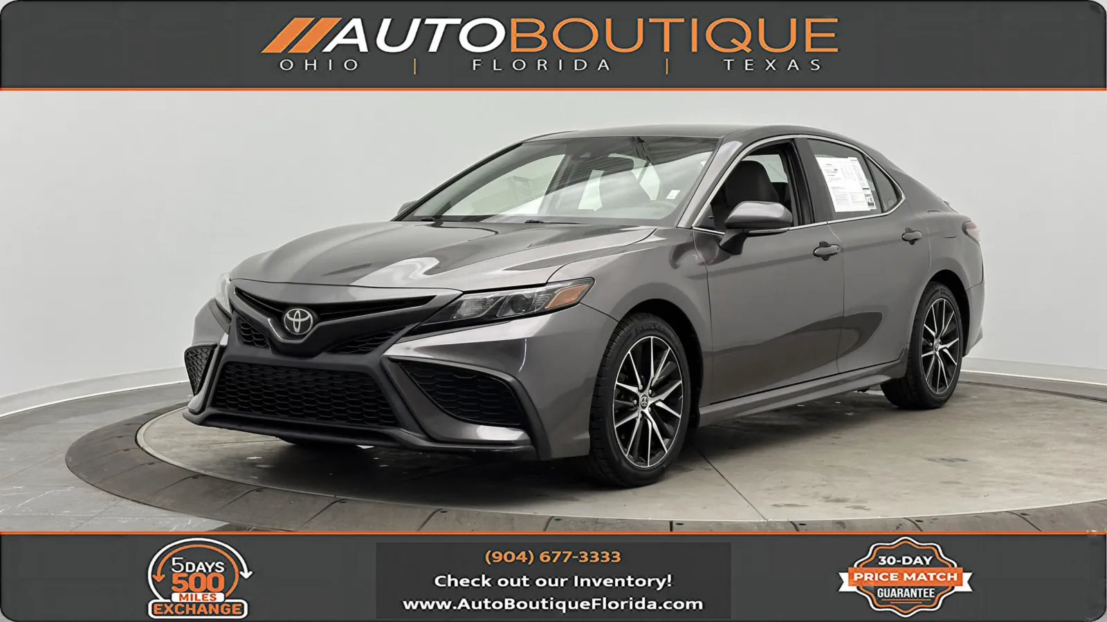 Gray 2022 Toyota Camry SE for sale in Jacksonville, FL